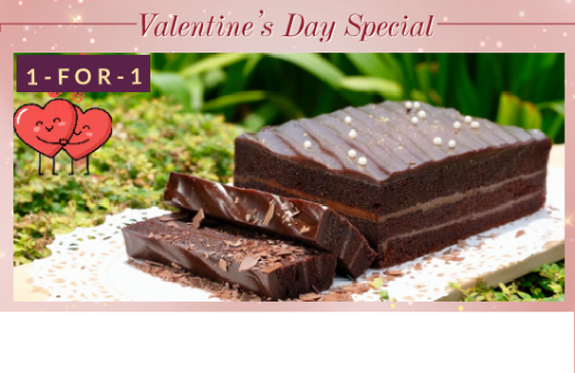 Valentine’s Day Special : 1-for-1 | Lana-inspired Chocolate Fudge Cake