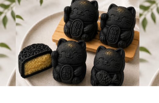 Mid Autumn Festival | Fortune Cat MSW Snow Skin Mooncakes (Non-Baked)