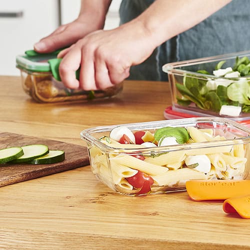 Mastrad Multi-Use Collapsible Silicone Green Salad Bowl Set