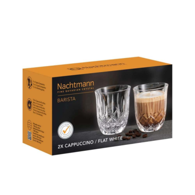 Nachtmann Noblesse Barista lead free crystal cappuccino cups, 234ml pair